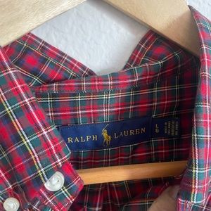 Polo Ralph Lauren Long Sleeve Button
Plaid Shirt